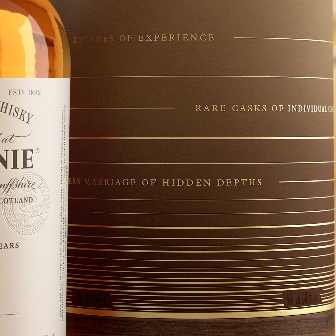 balvenie 70cl 25yo tube