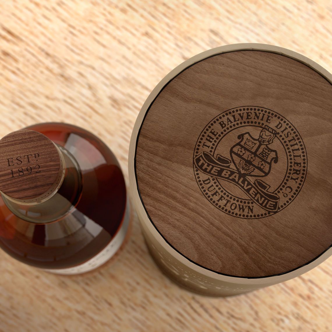 balvenie 70cl 25yo topdown