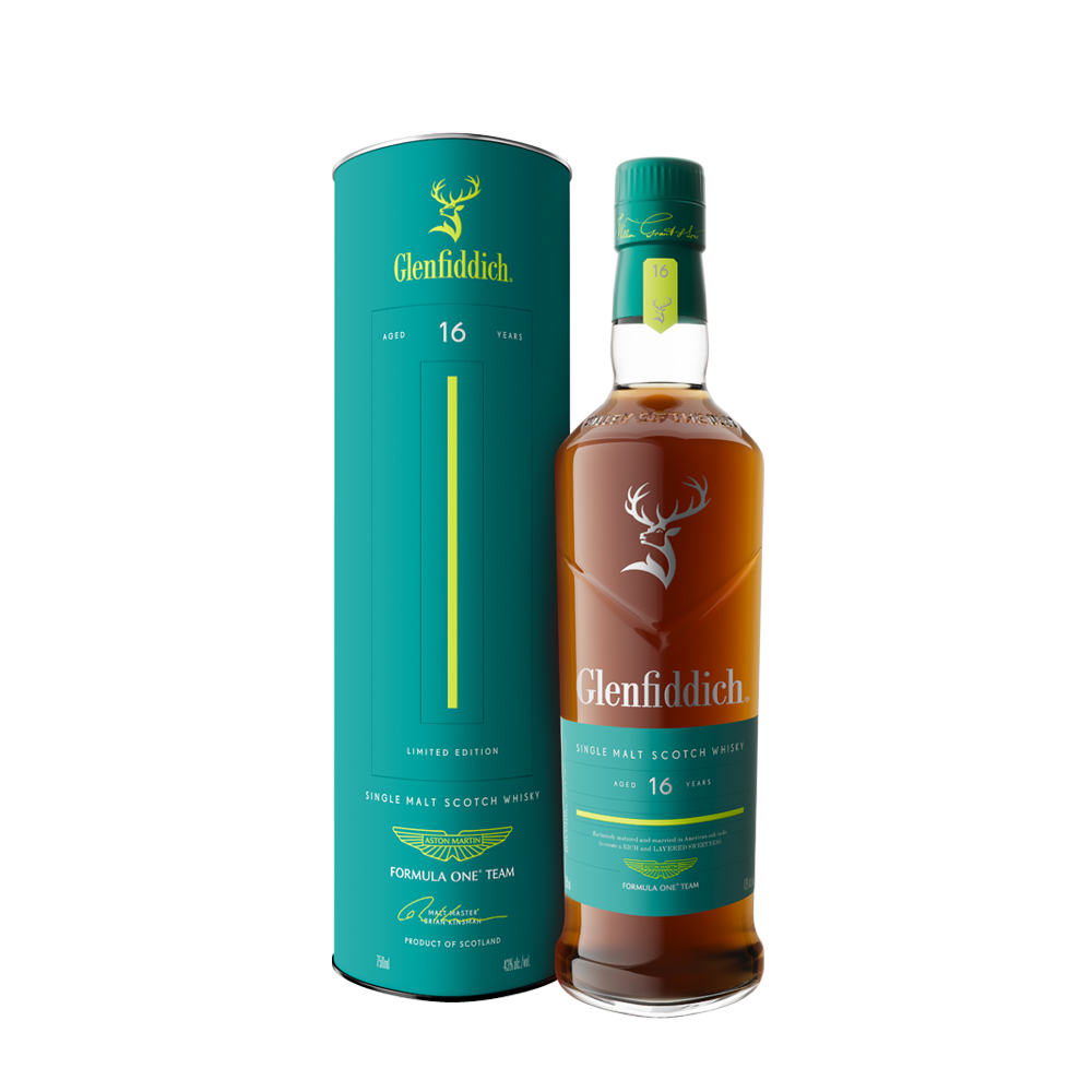 glenfiddich x aston martin formula one 16 year old